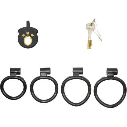 Frosted Flat Chastity Cage 5