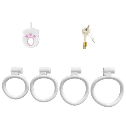 Frosted Flat Chastity Cage 7