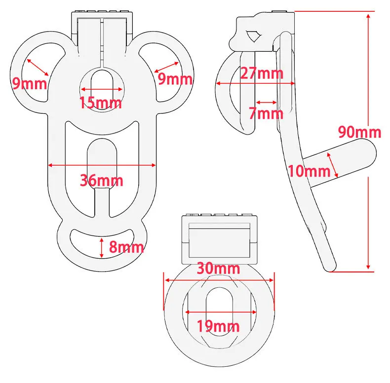 FUFU Clip Sissy Chastity Lock - 6