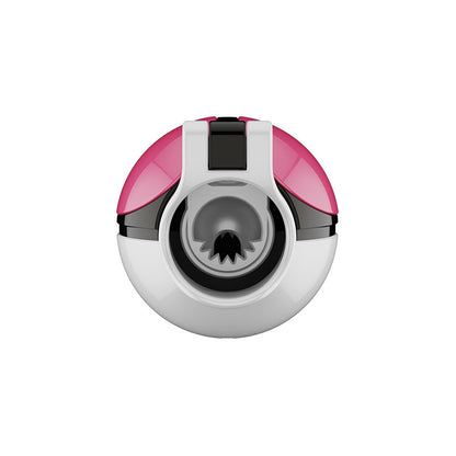 Full-Cover Ball Chastity Cage rear opening and insert view