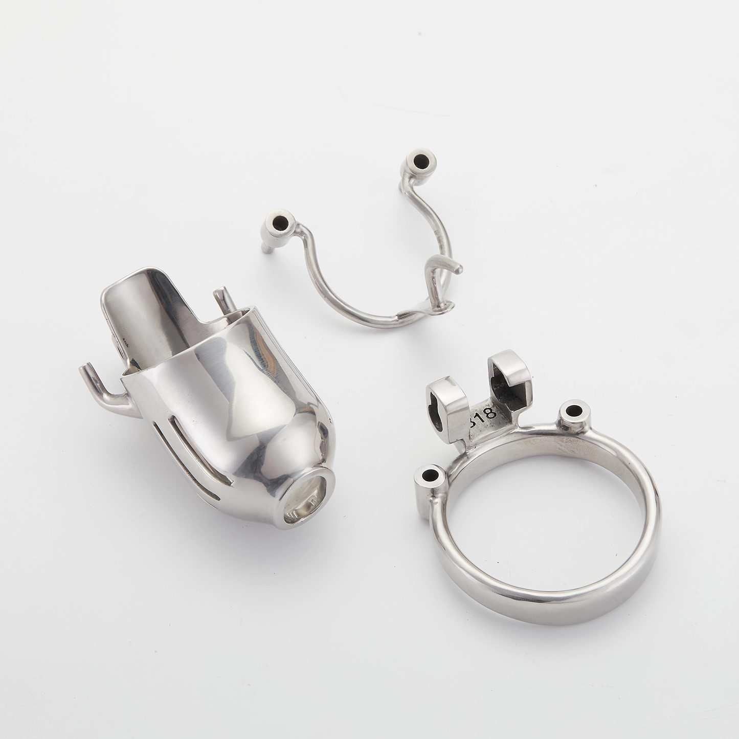 Full Steel Custom Chastity Cage With PA T13