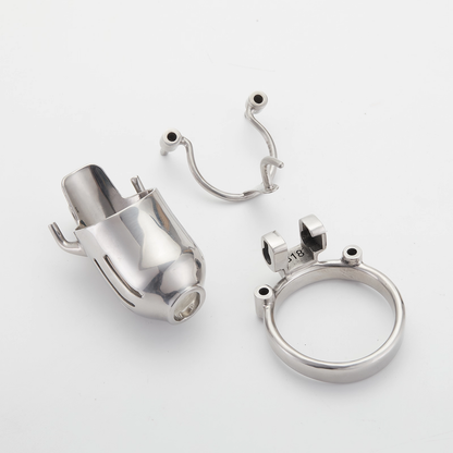 Full Steel Custom Chastity Cage With PA T13