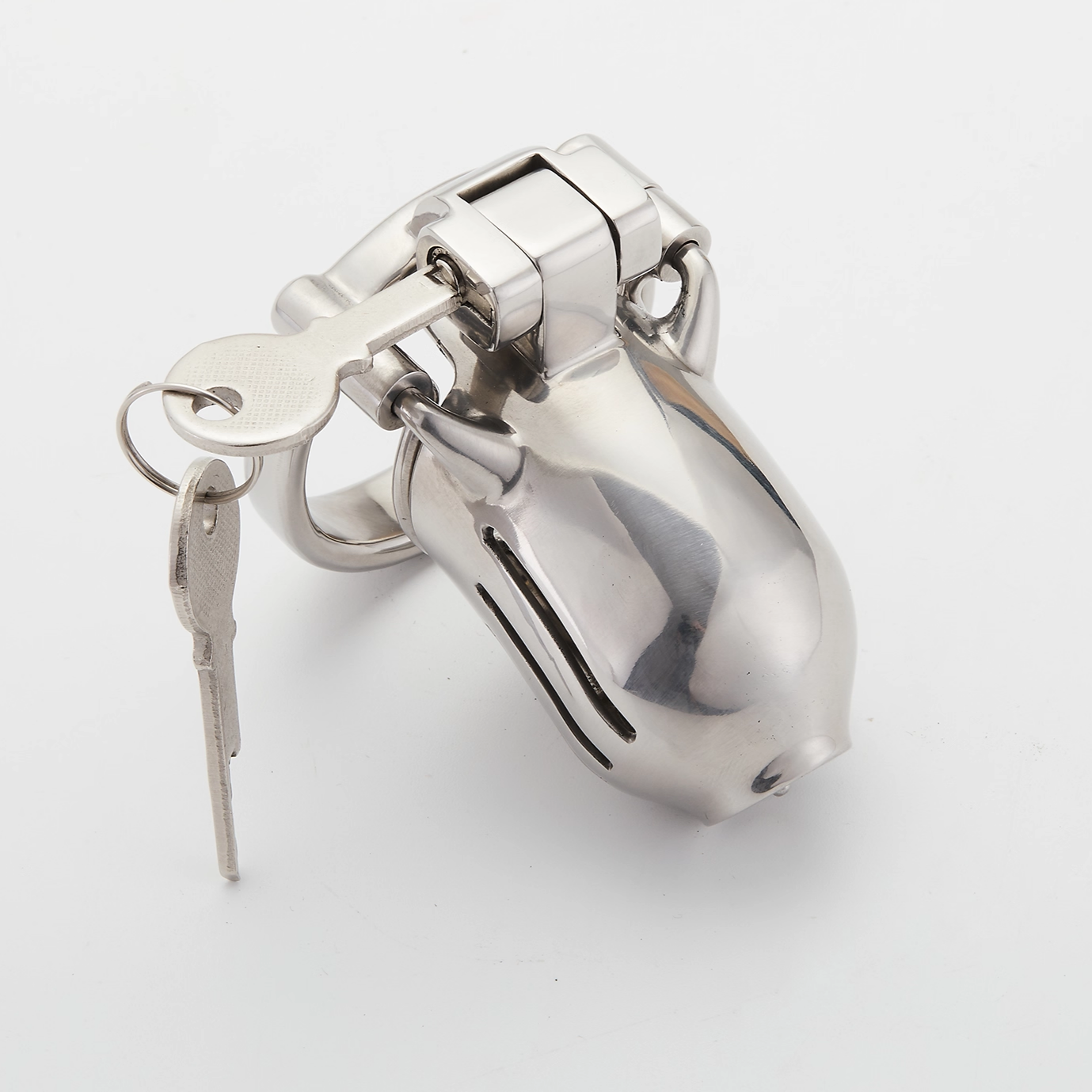 Full Steel Custom Chastity Cage With PA T13