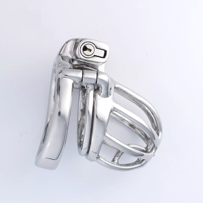 Steel Custom Chastity Cage With PA T14