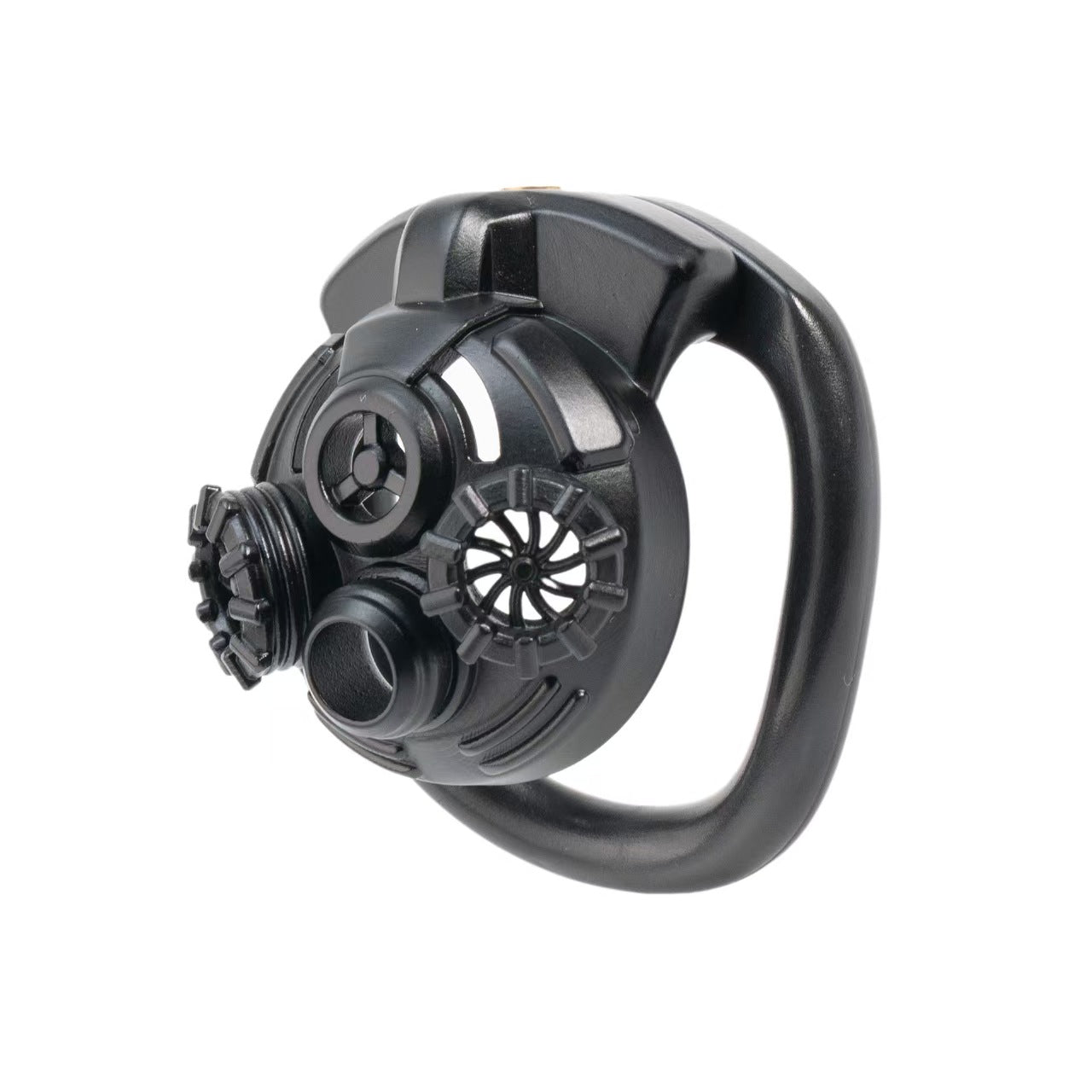 Gas Mask Chastity Cage