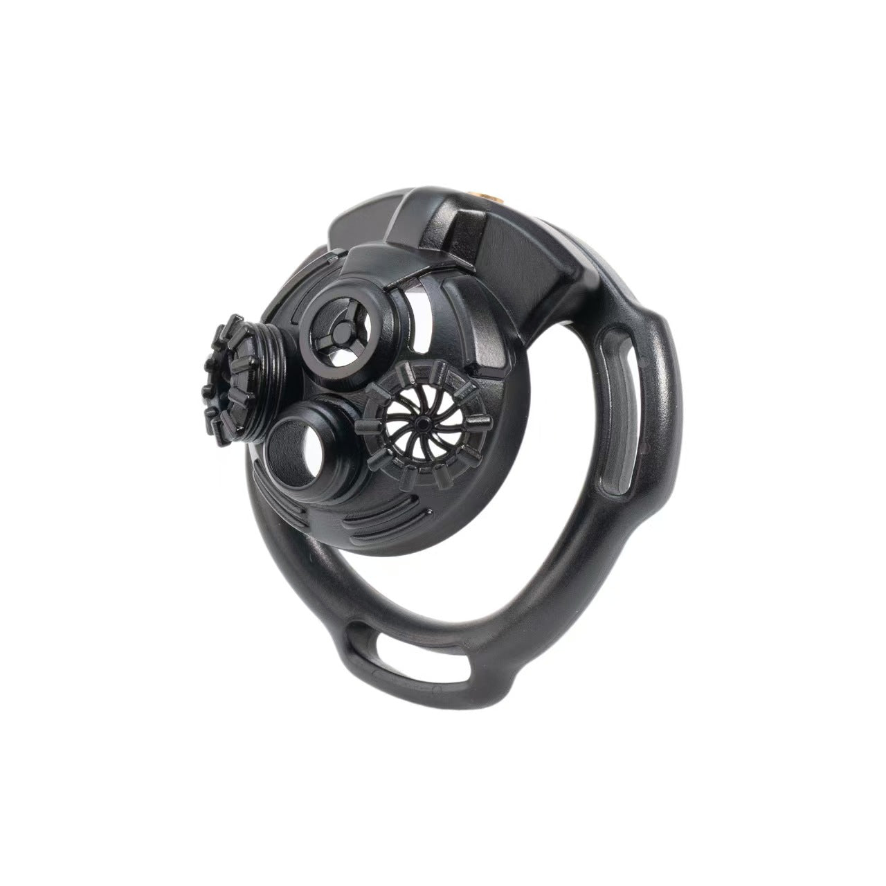 Gas Mask Chastity Cage