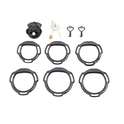 Gas Mask Chastity Cage