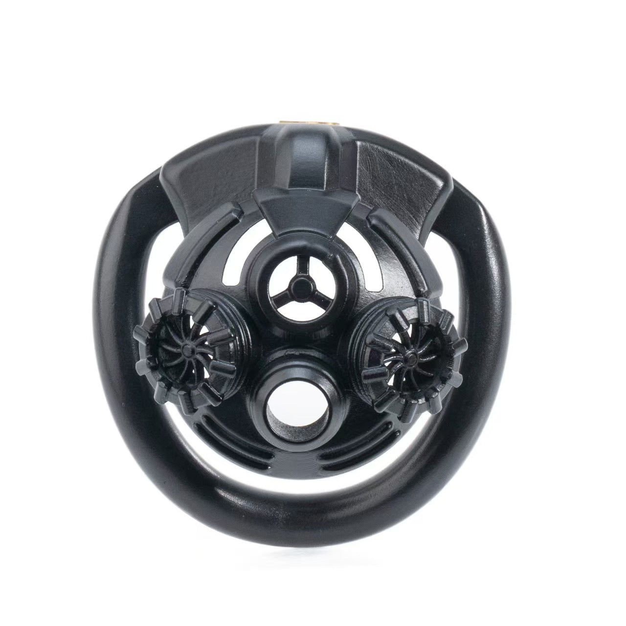 Gas Mask Chastity Cage