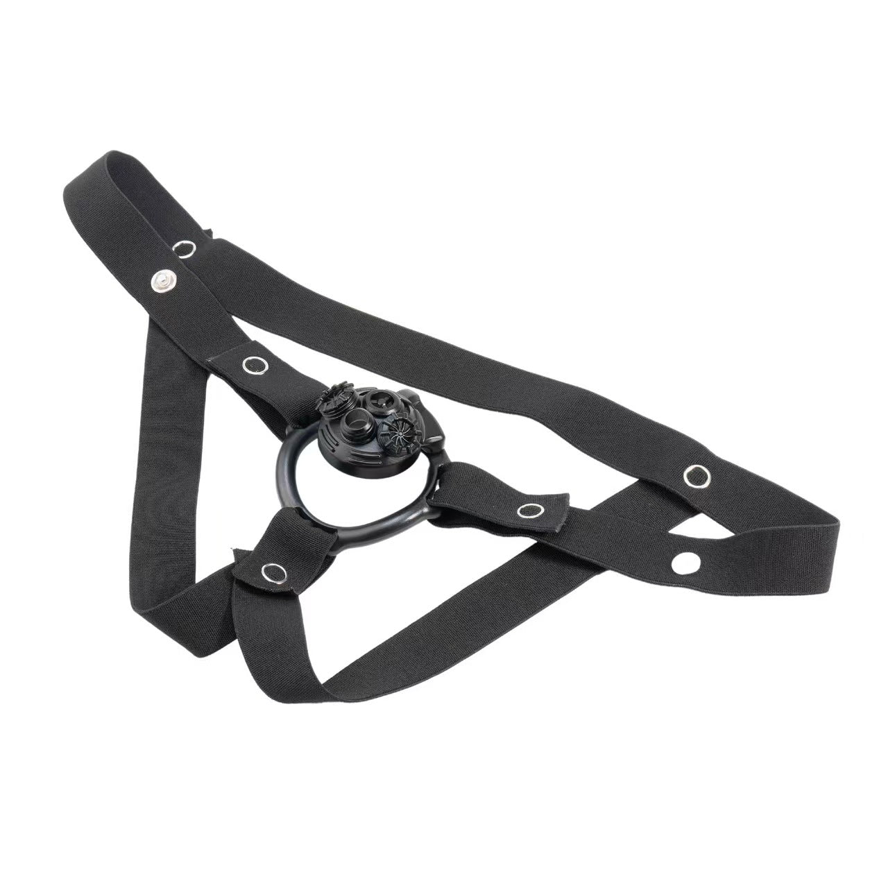 Gas Mask Chastity Cage