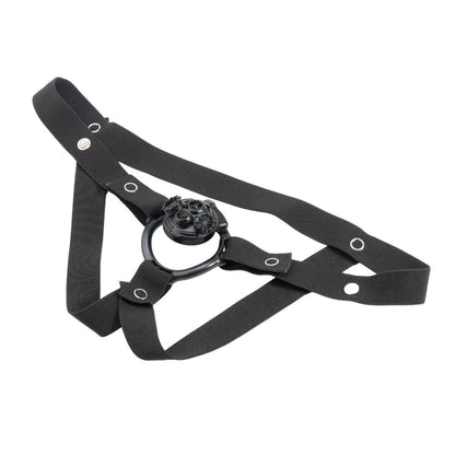 Gas Mask Chastity Cage
