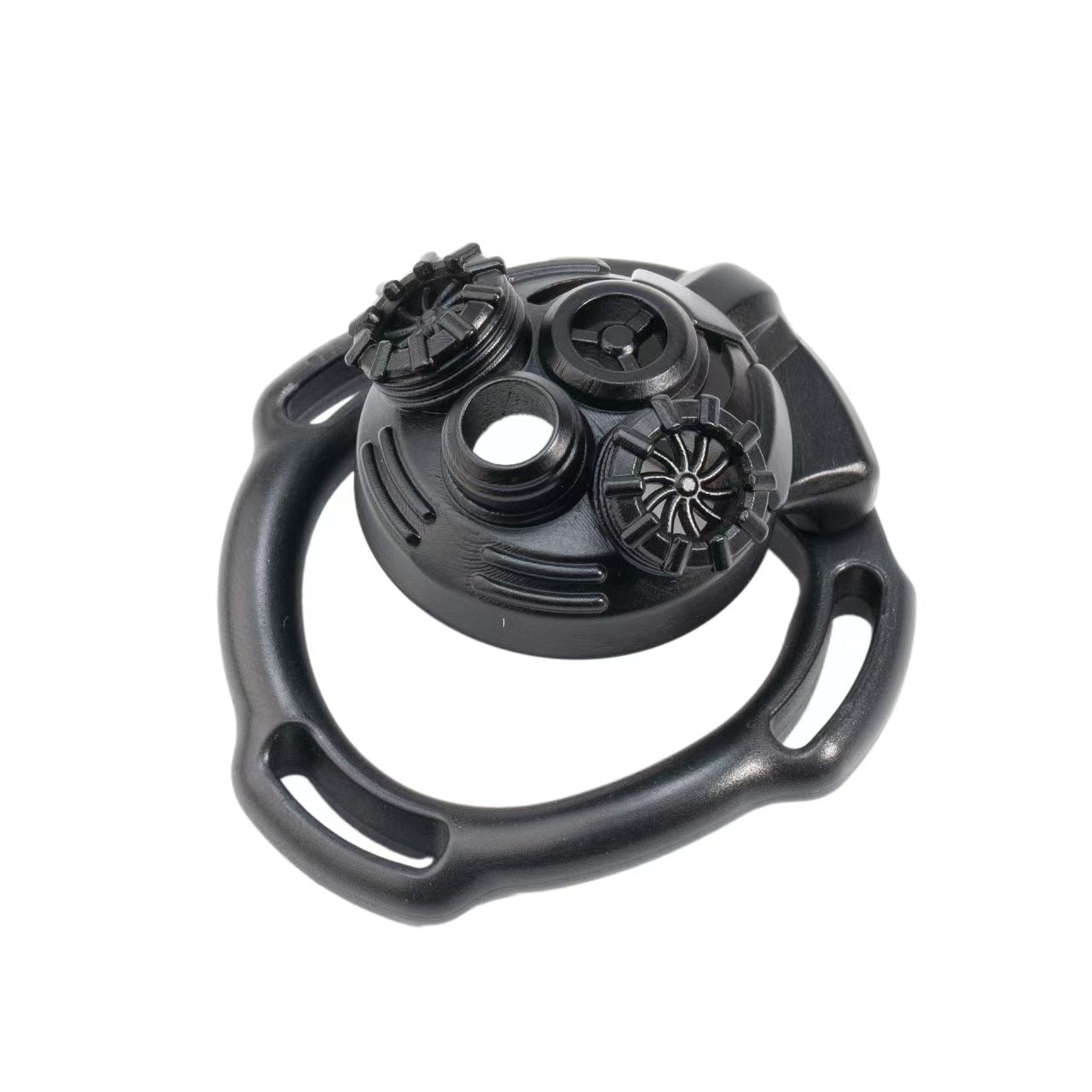 Gas Mask Chastity Cage
