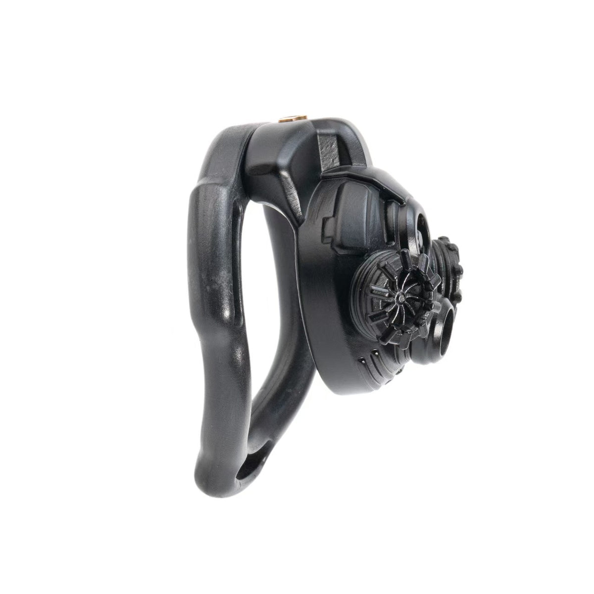 Gas Mask Chastity Cage