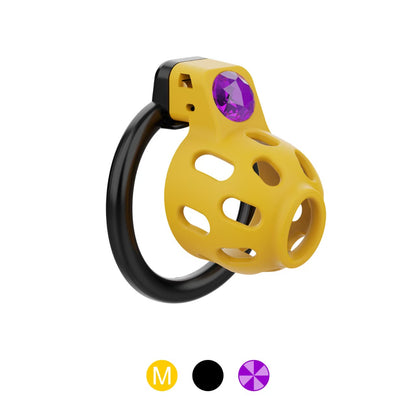 Gem-Inlaid Chastity Cage