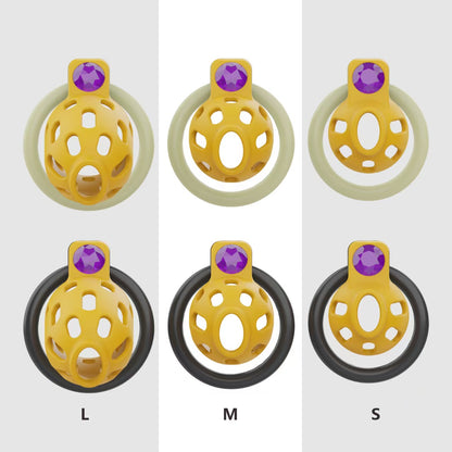 Gem-Inlaid Chastity Cage