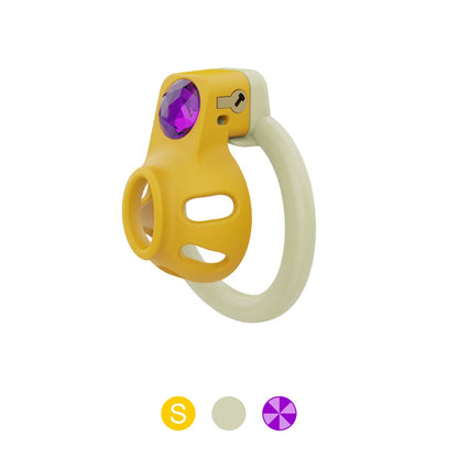 Gem-Inlaid Chastity Cage
