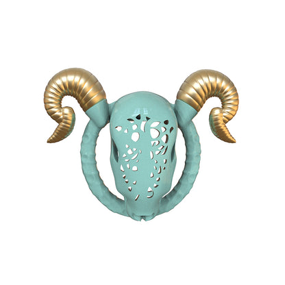 Goat Chastity Cage with Detachable Horns