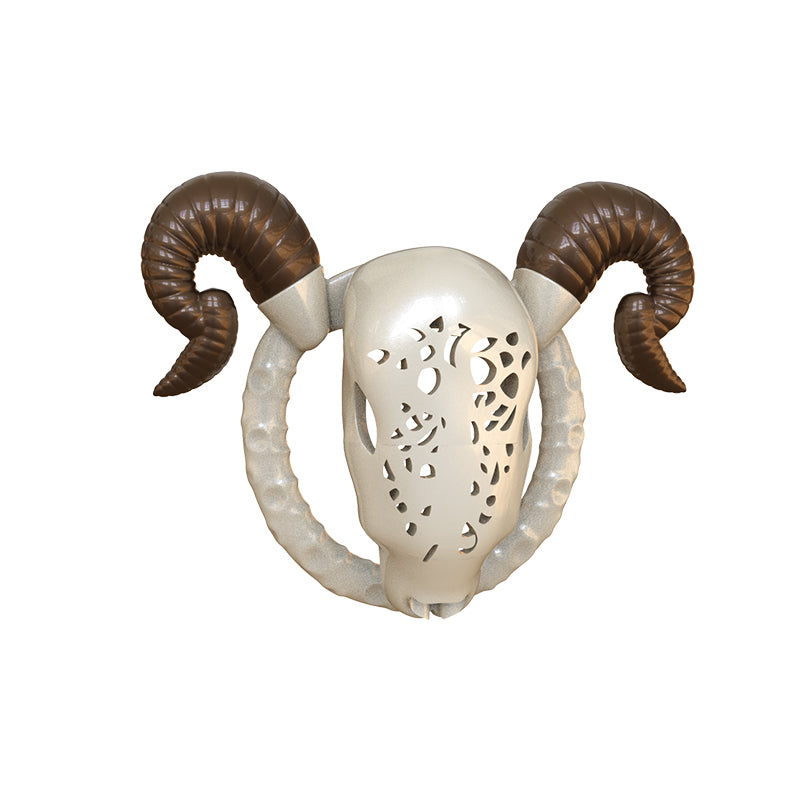 Goat Chastity Cage with Detachable Horns