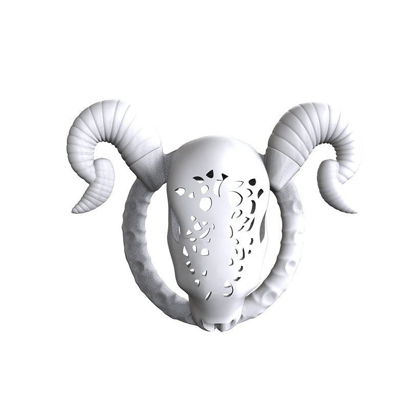 Goat Chastity Cage with Detachable Horns