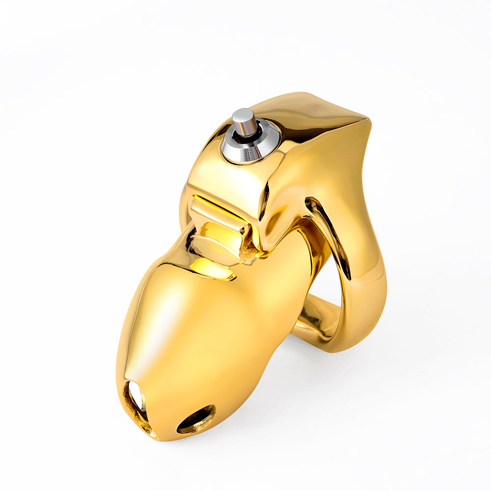 Golden V5 Chastity Cage
