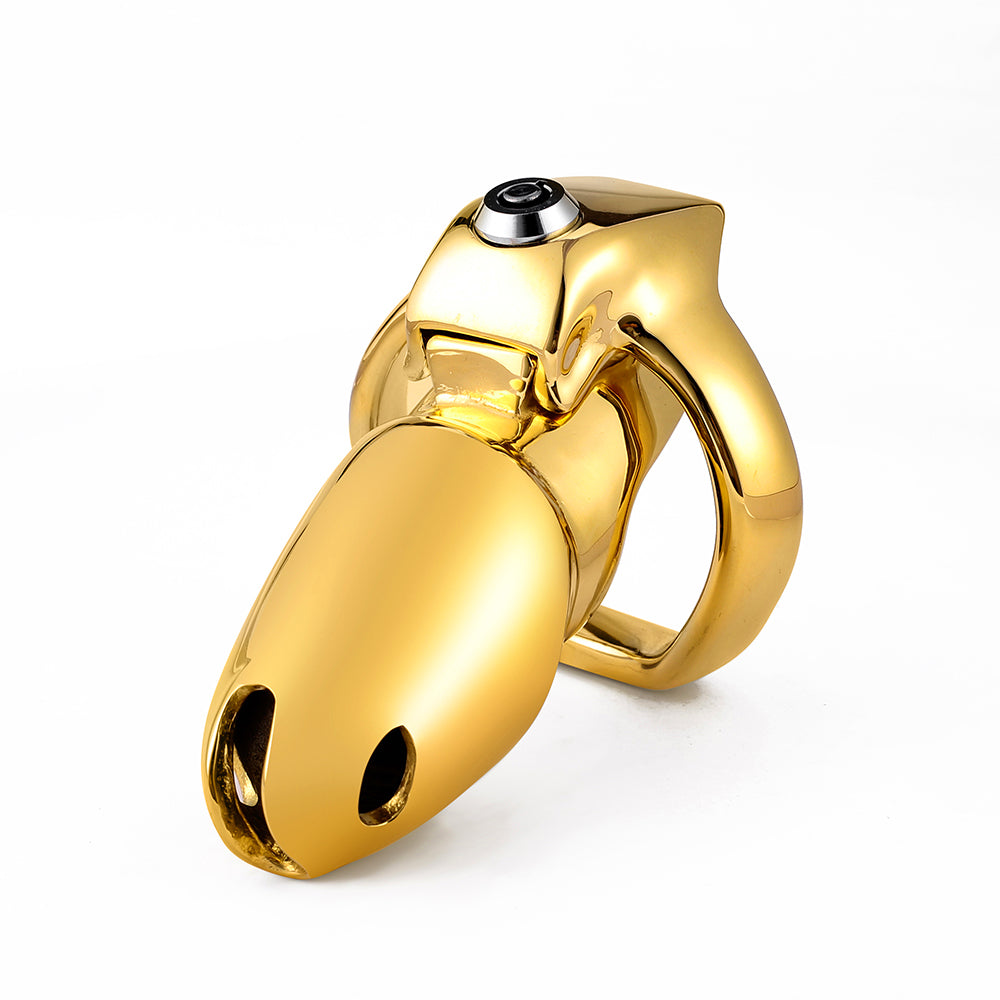 Golden V5 Chastity Cage