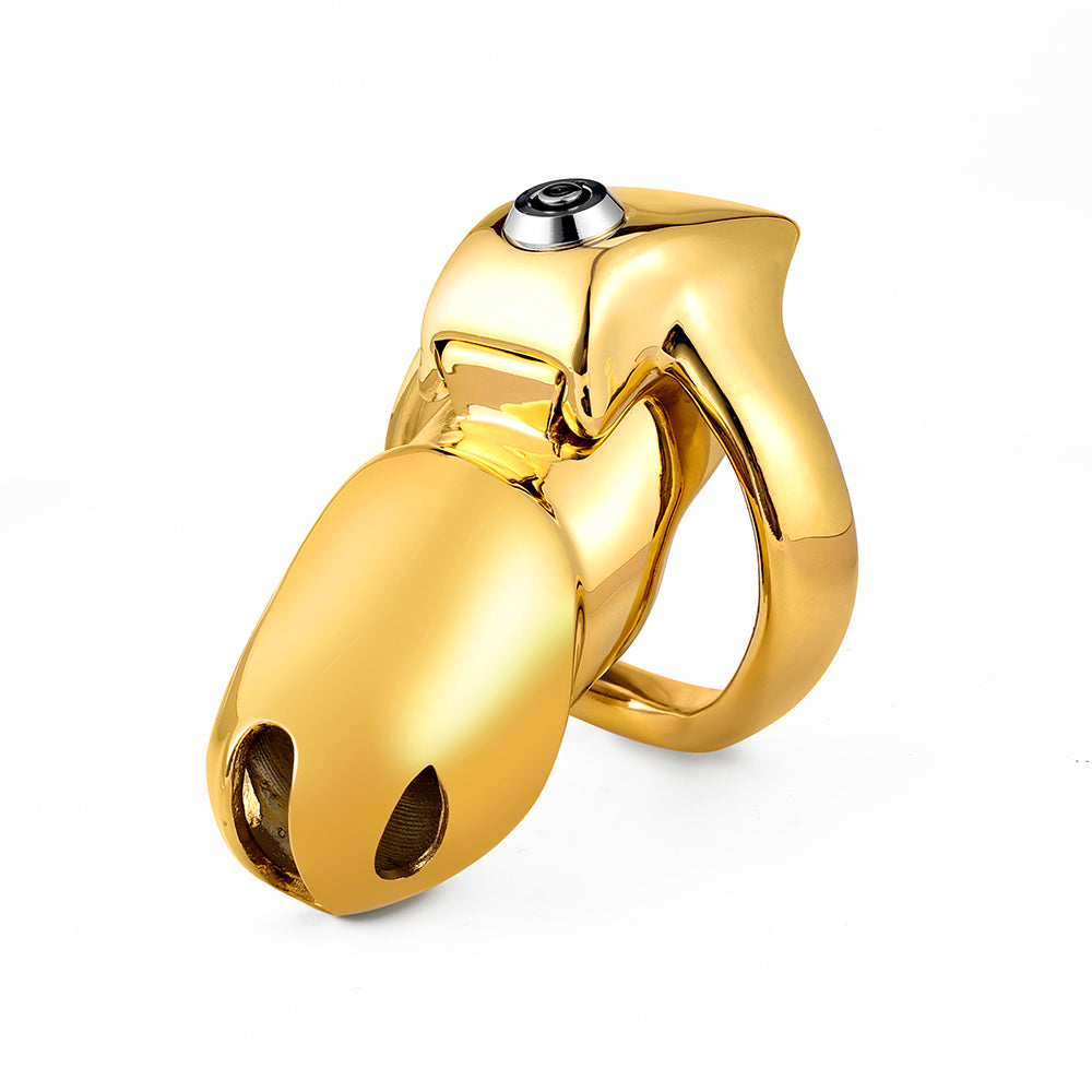 Golden V5 Chastity Cage