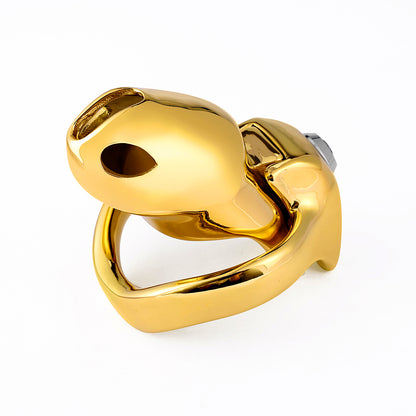 Golden V5 Chastity Cage