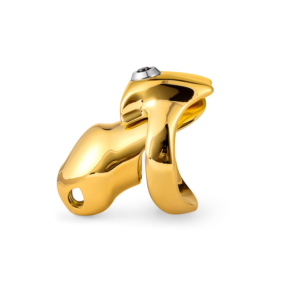 Golden V5 Chastity Cage