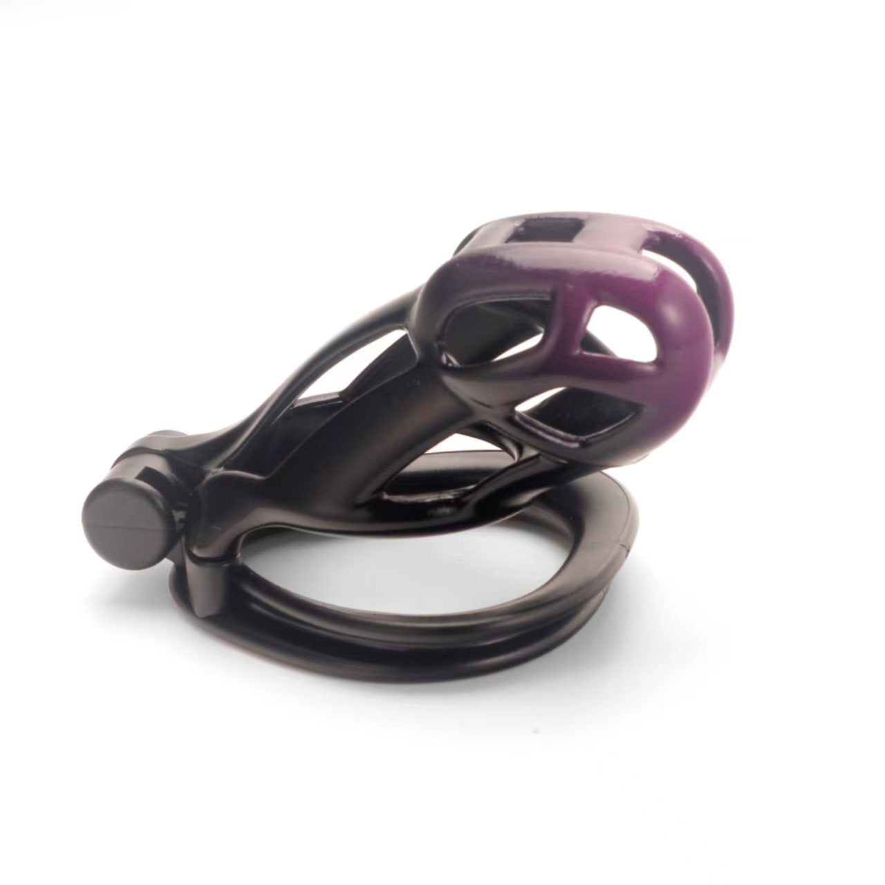 Gradation Black Purple Mamba Chastity Cage