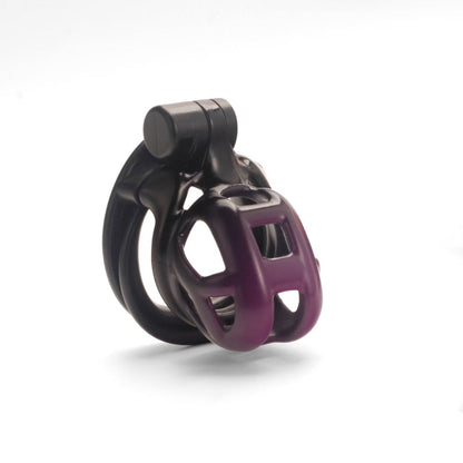 Gradation Black Purple Mamba Chastity Cage