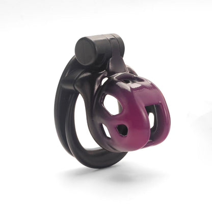 Gradation Black Purple Mamba Chastity Cage