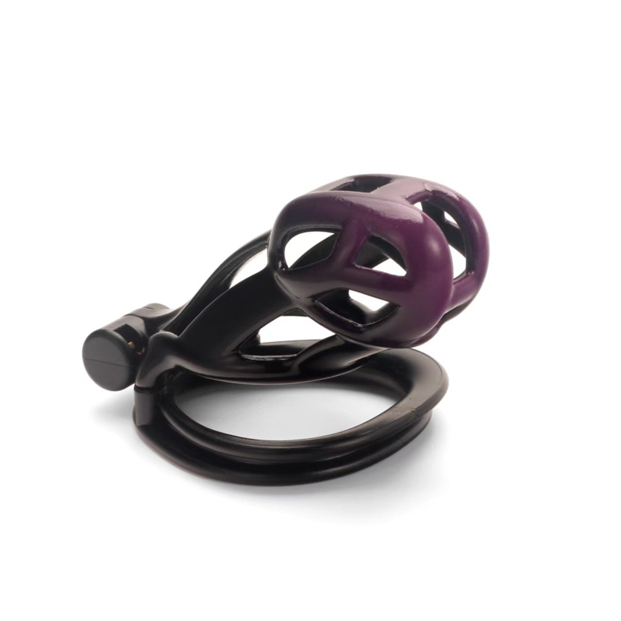Gradation Black Purple Mamba Chastity Cage