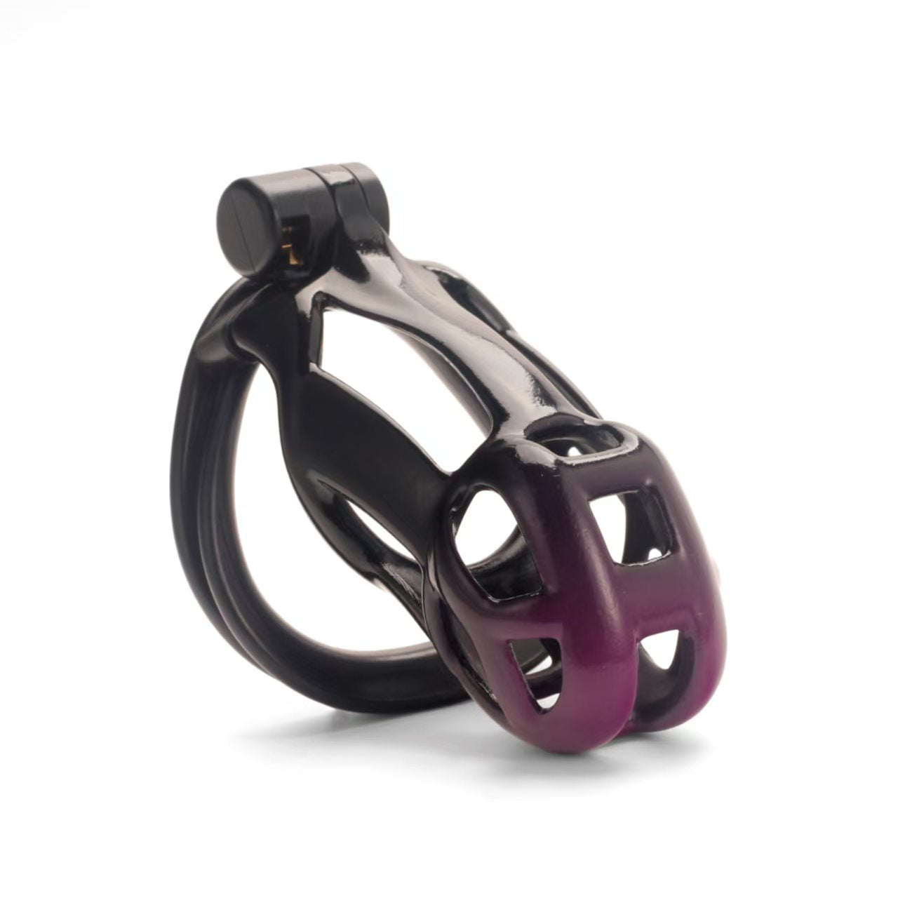 Gradation Black Purple Mamba Chastity Cage