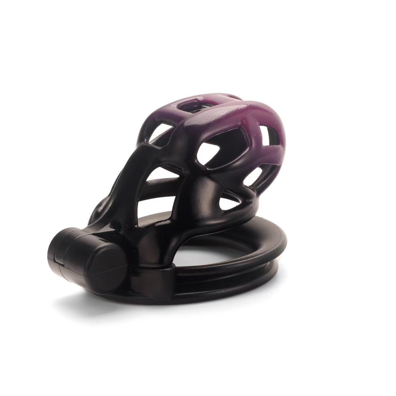 Gradation Black Purple Mamba Chastity Cage