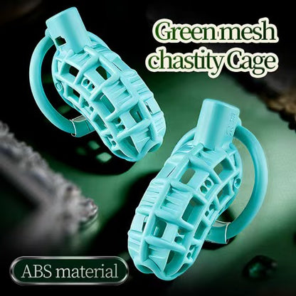 Gteen Mesh ABS Chastity Cage
