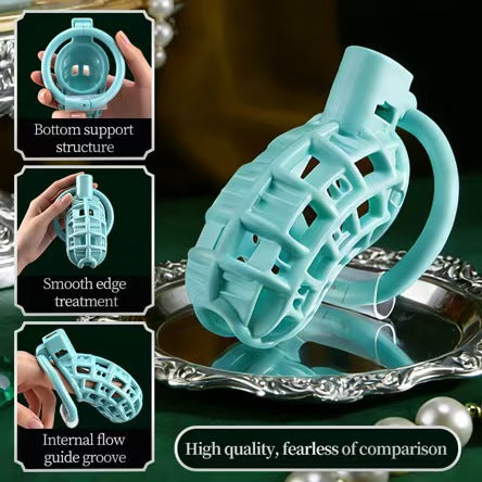Gteen Mesh ABS Chastity Cage