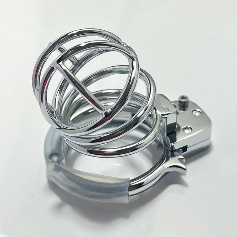 Handcuffs Style Metal Chastity Device 