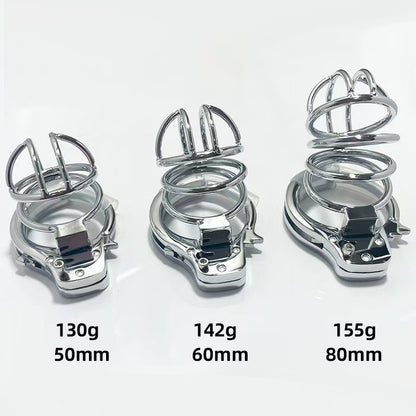 Handcuffs Style Metal Chastity Device 3