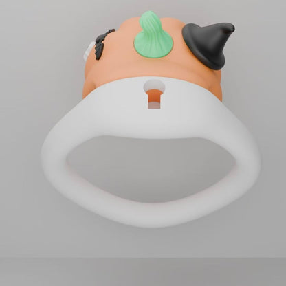 Halloween Pumpkin Chastity Cage
