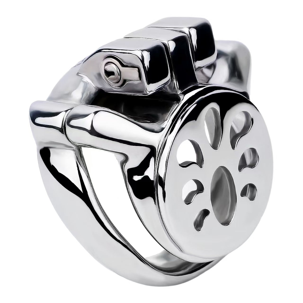 Heavy Duty Flat Chastity Cage-1