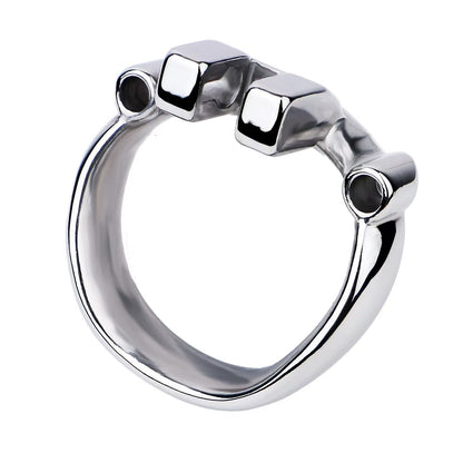 Heavy Duty Flat Chastity Cage- ring