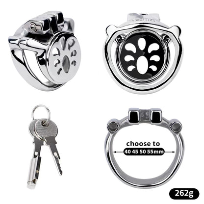 Heavy Duty Flat Chastity Cage-4