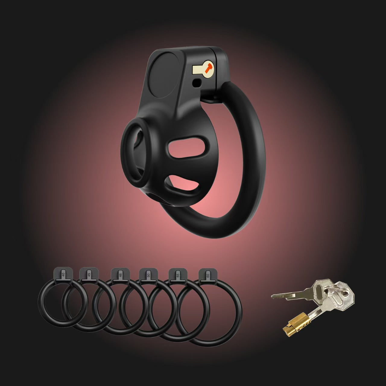 Hollow‑Vented Male Chastity Cage