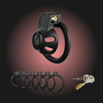 Hollow‑Vented Male Chastity Cage