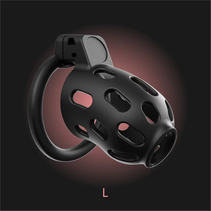 Hollow‑Vented Male Chastity Cage