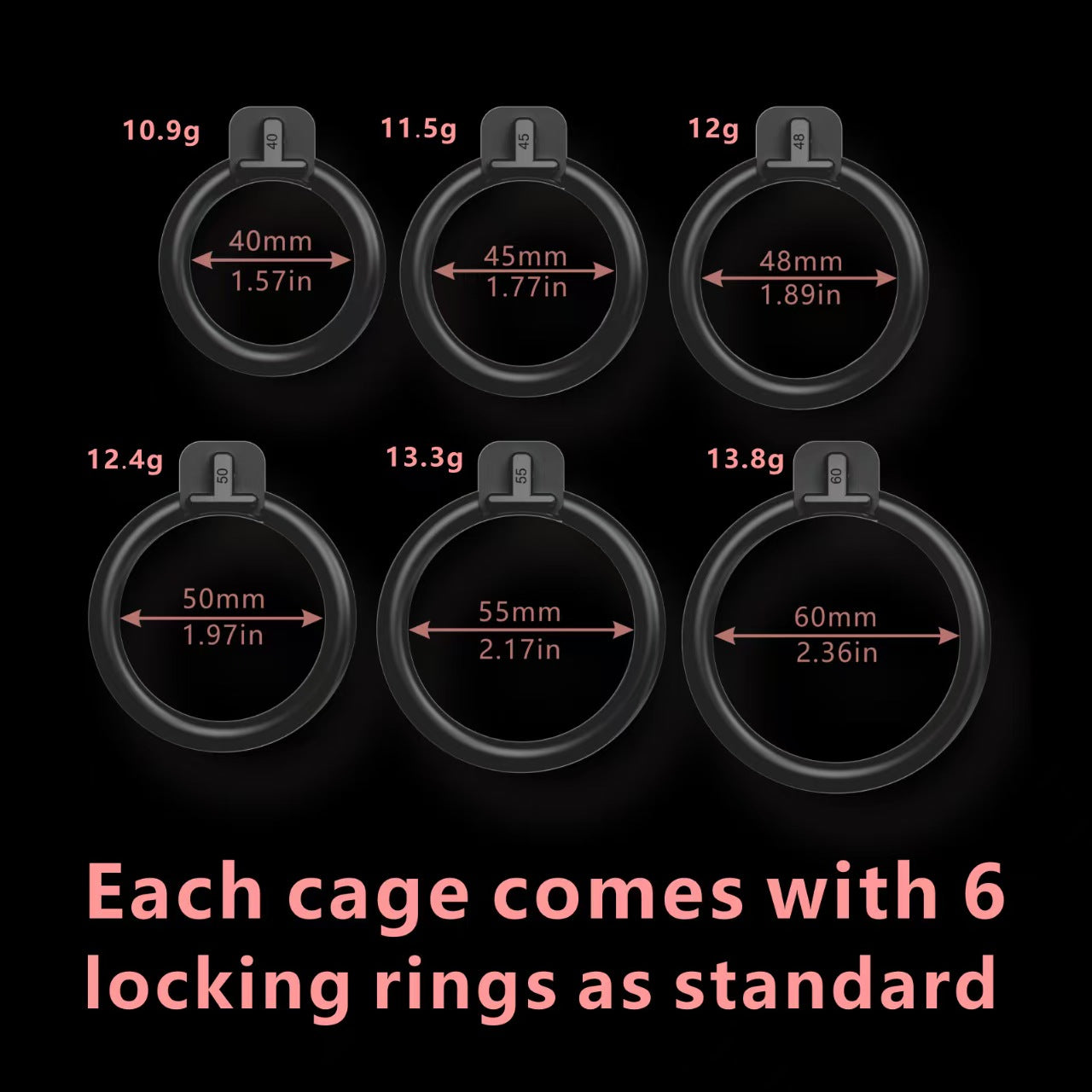 Hollow‑Vented Male Chastity Cage