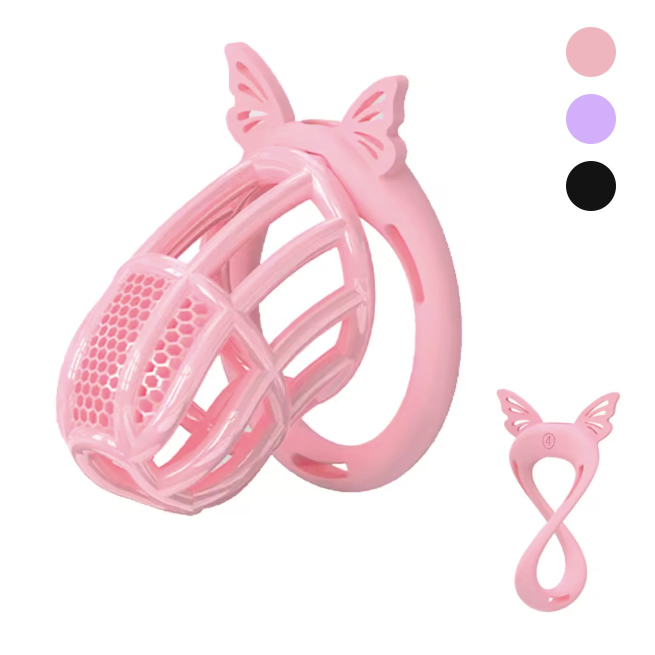 Invisible Chastity Cage with Lock main image 0