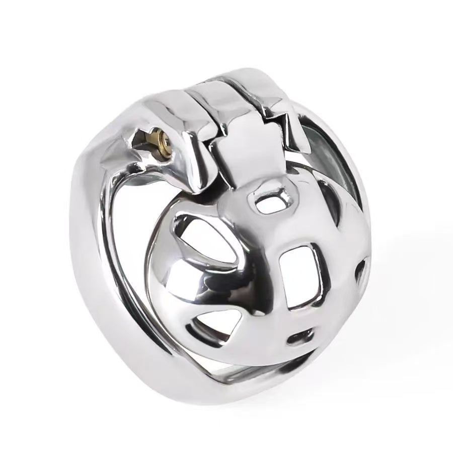 HT-v4 Nub Stainless Steel Chastity Cage