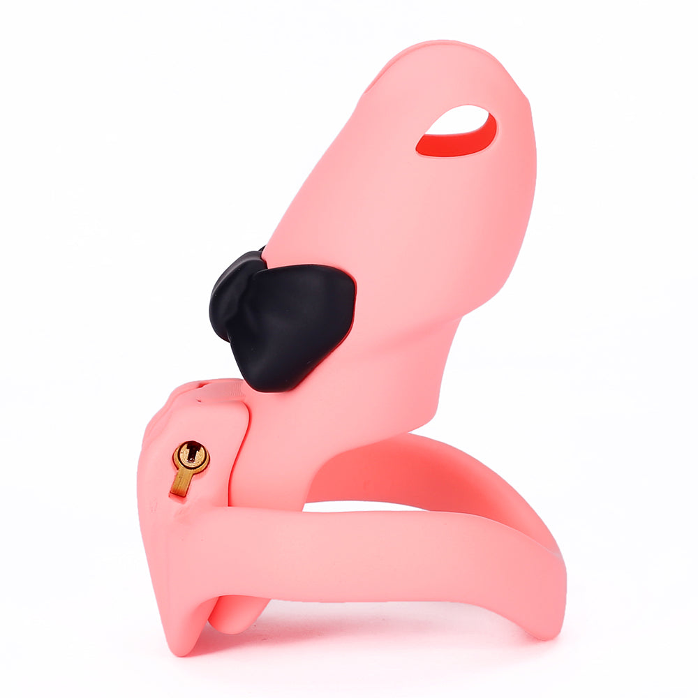 HTV4 Butterfly Knot 3D Chastity Cage