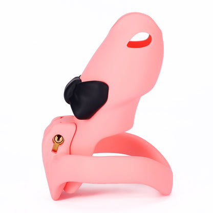HTV4 Butterfly Knot 3D Chastity Cage