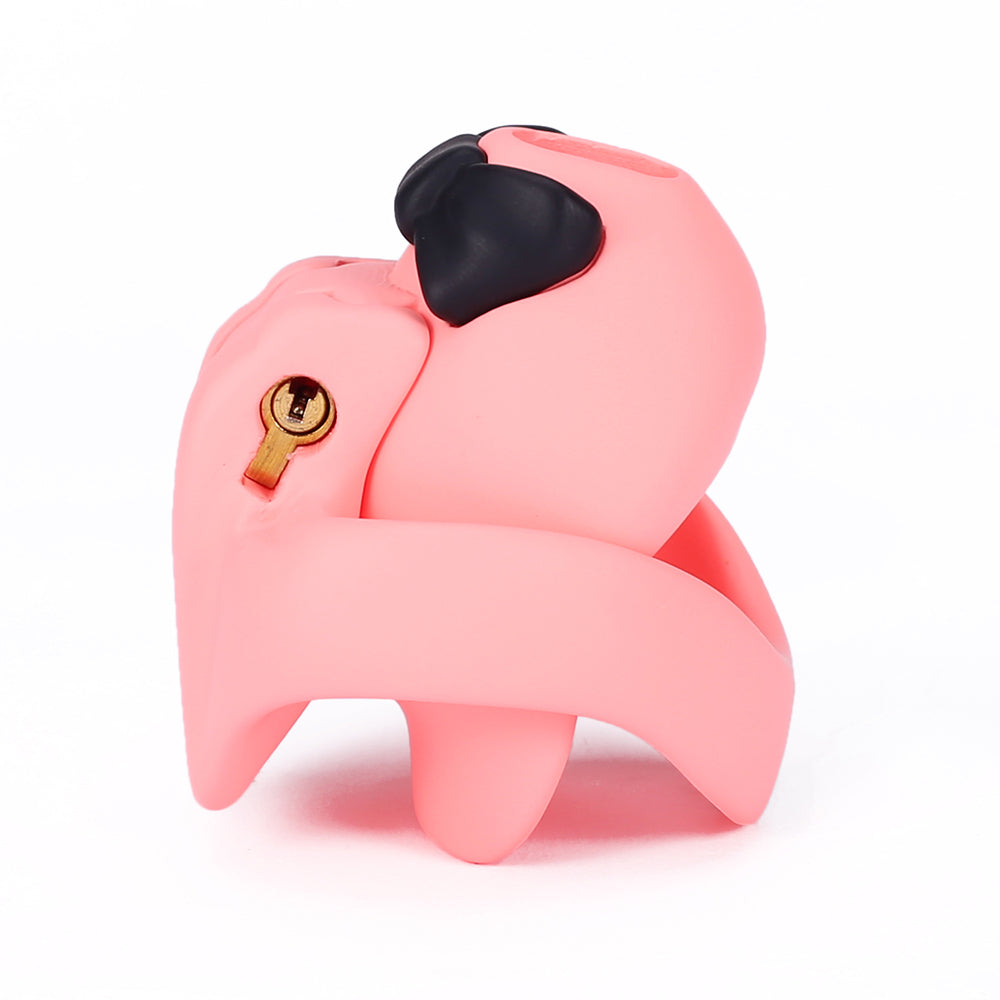 HTV4 Butterfly Knot 3D Chastity Cage